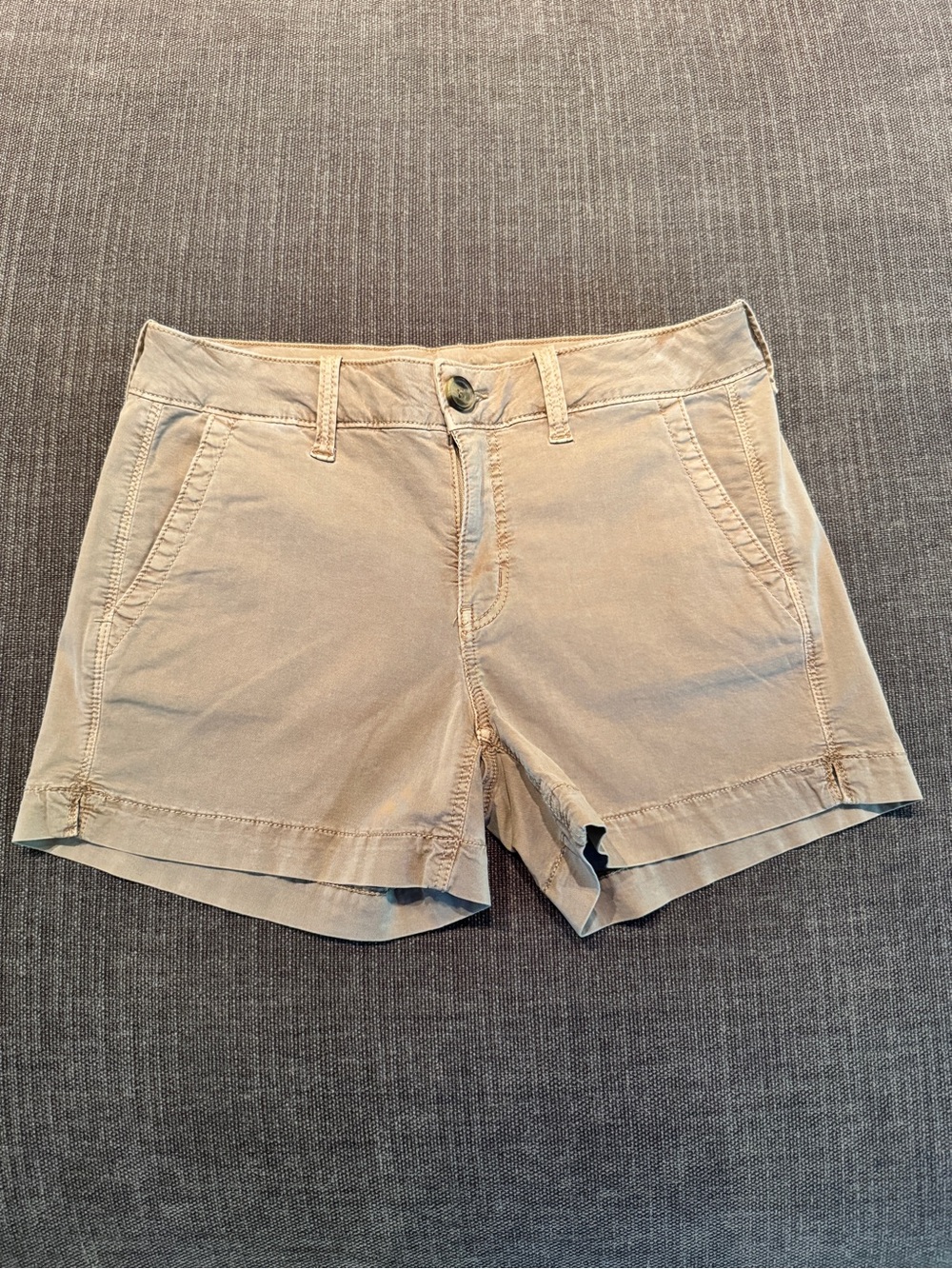 American Eagle Outfitters Tan Women's Midi Shorts